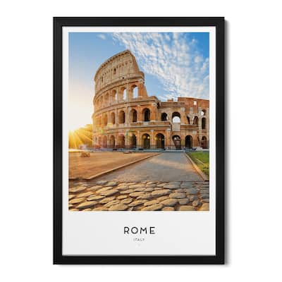 Rome Italy Premium Framed Poster by Naomi Davies