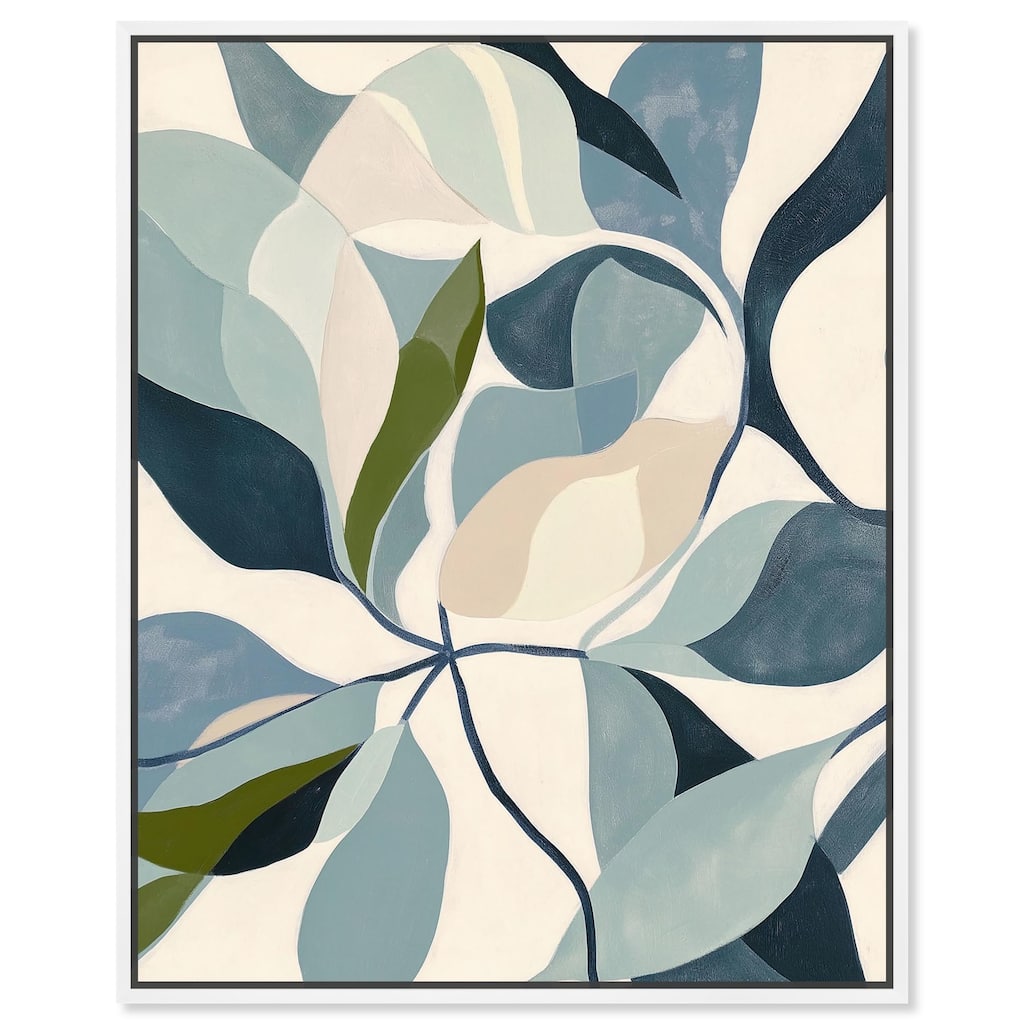 Woven Botanicals II Canvas by Art Remedy