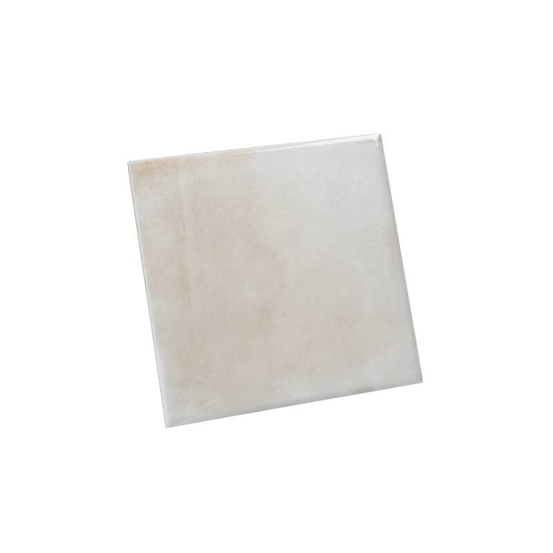 Zahara 6x6 Creamy off-white Porcelain Zellige Square Wall and Floor Tile (5.38 sq ft/case) - 22 Pack