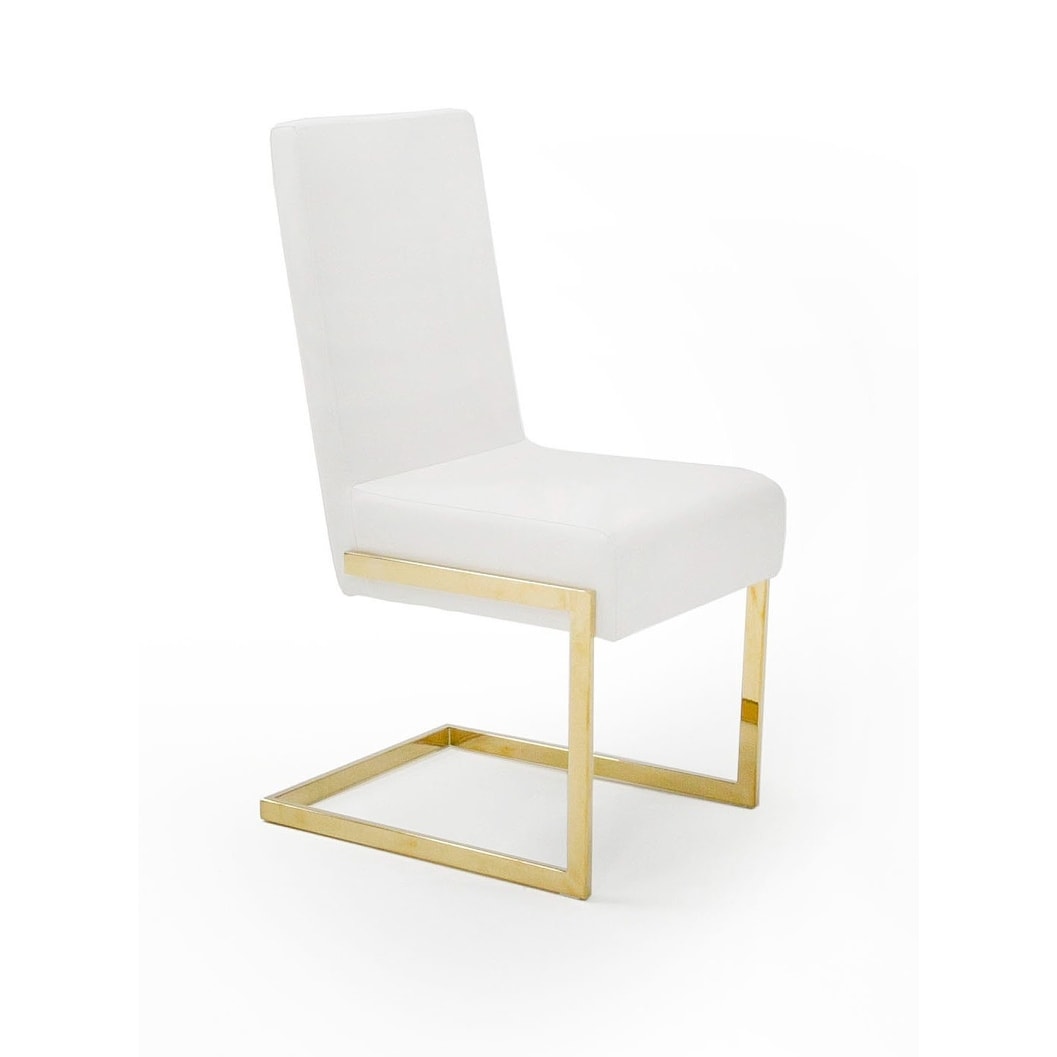 Modrest Batavia Modern White Dining Chair (Set of 2)