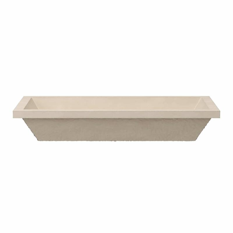 Arcata NativeStone drop-in Rectangular Bathroom Sink