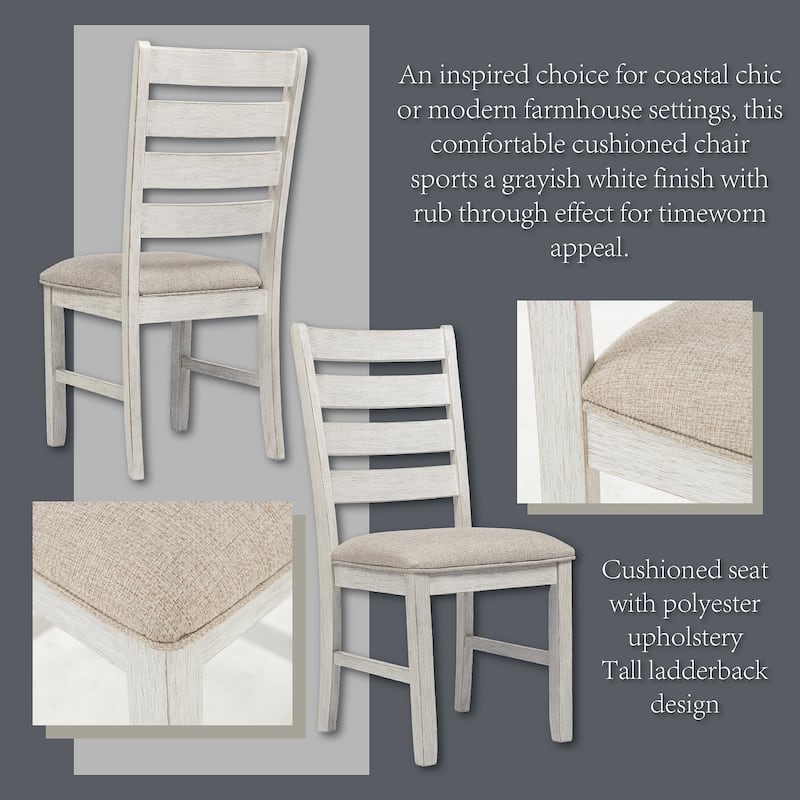 Signature Design by Ashley Skempton Whitewashed Dining Chairs (Set of 2)