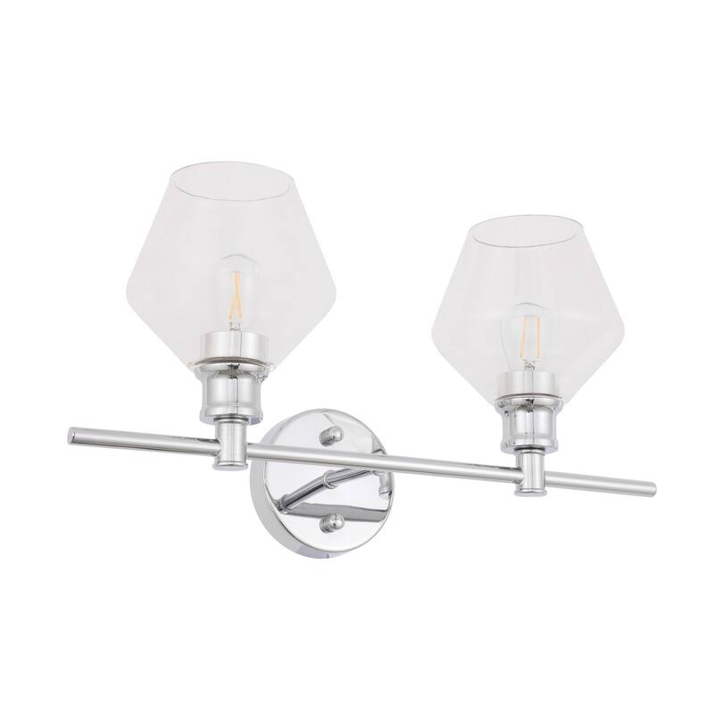 Gwyneth 4-light Contemporary Frosted Glass Vanity Light