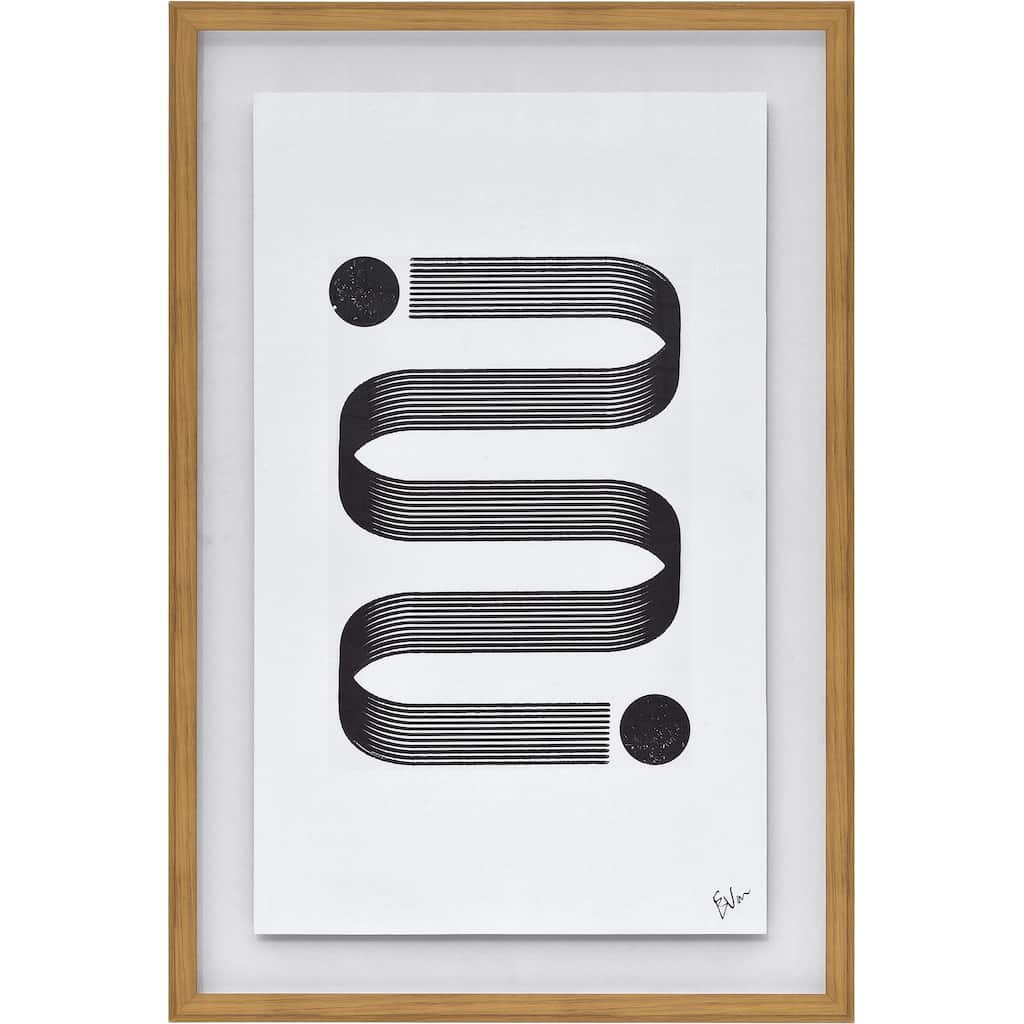 Renwil Elsie 24" Wide Wall Art, Black