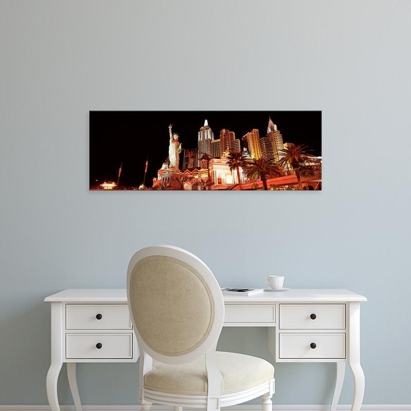 Easy Art Prints Panoramic Images's 'View of a hotel, New York New York Hotel, The Strip, Las Vegas, Nevada' Canvas Art