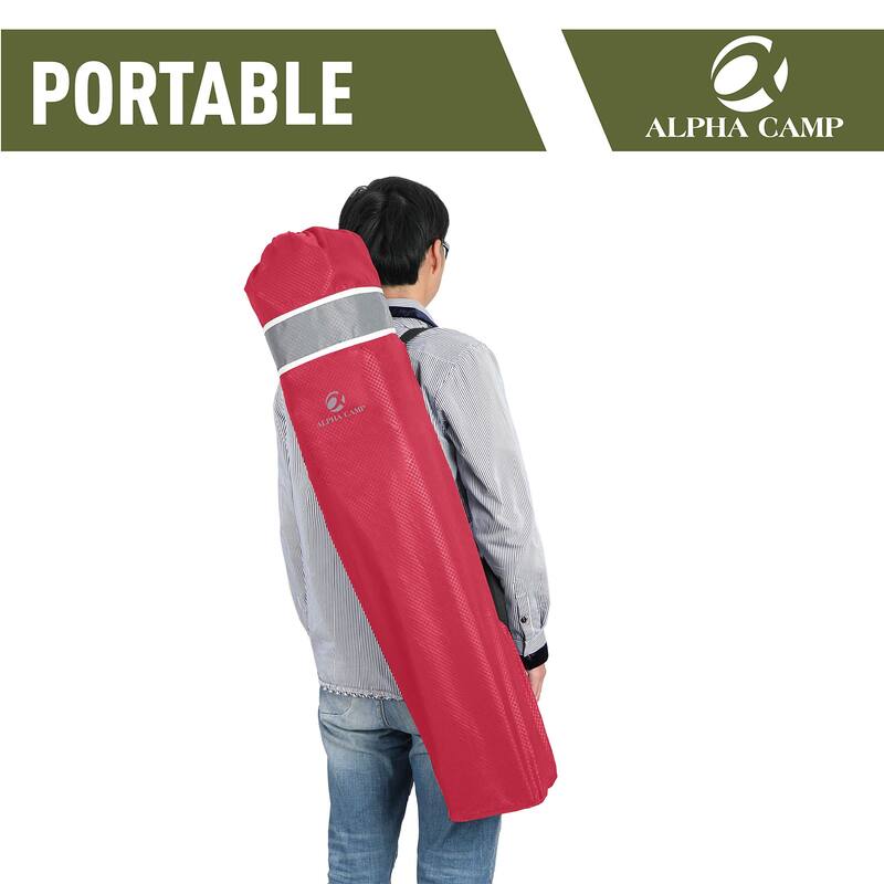 Oversized Camping Folding Chair Padded Arm Chair with Cup Holder