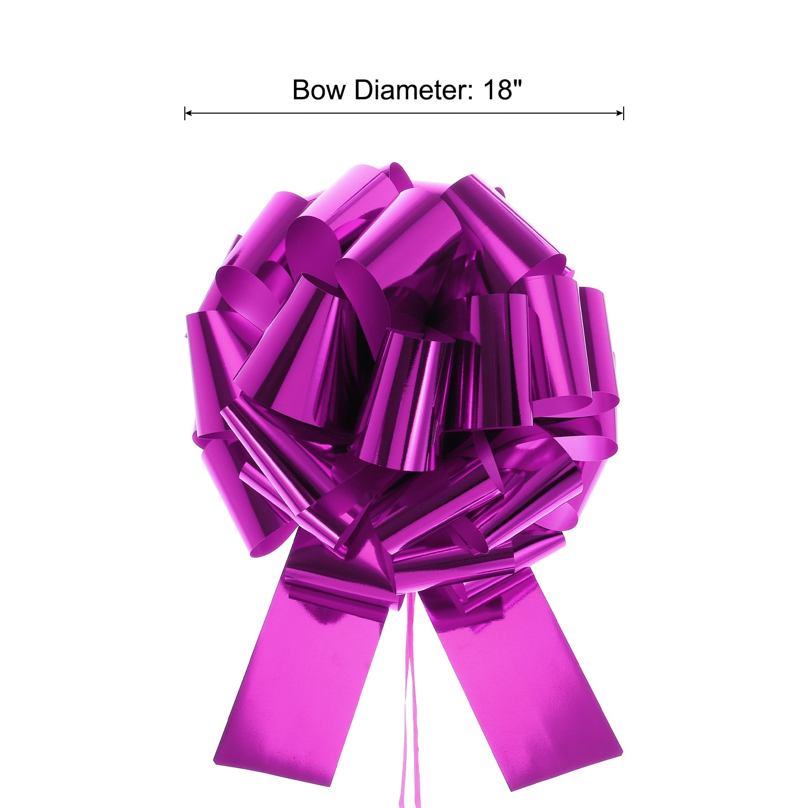 18 Inch Big Car Pull Bow, Giant Gift Wrapping Bow Ribbon for Car Decor