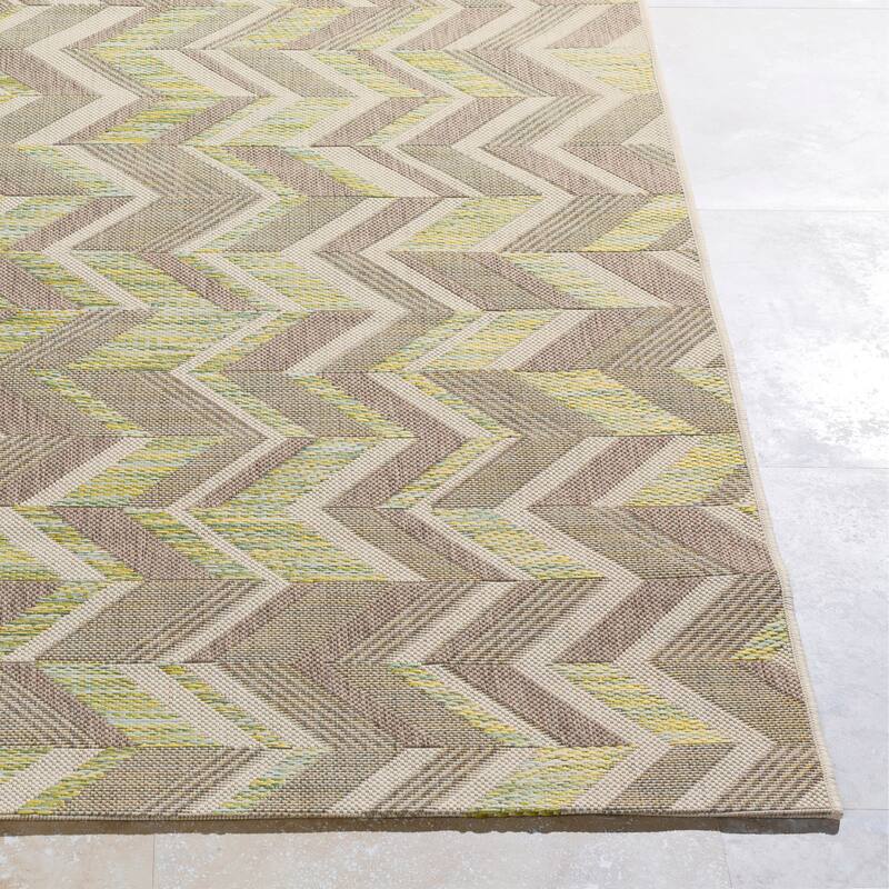Dixie Zig-Zag Indoor/ Outdoor Area Rug