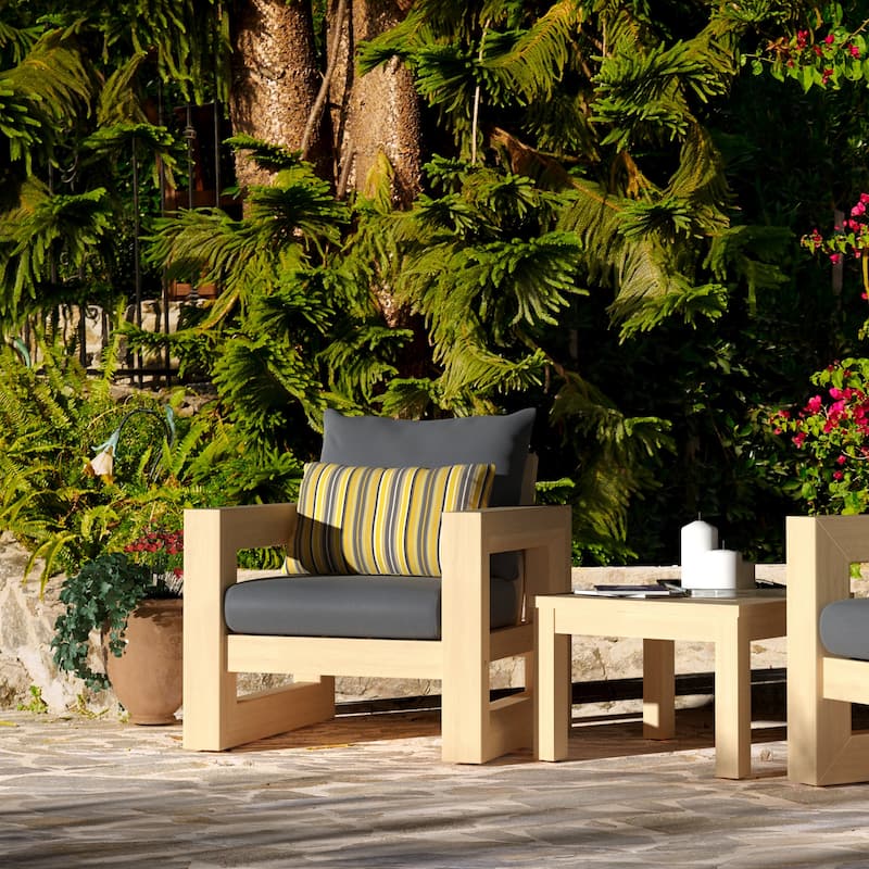 Benson 2 Piece Sunbrella Outdoor Patio Club Chairs
