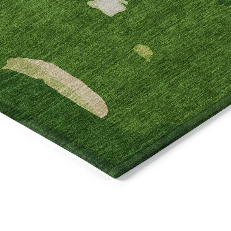 HomeRoots Abstract Transitional Rectangle Outdoor Rug