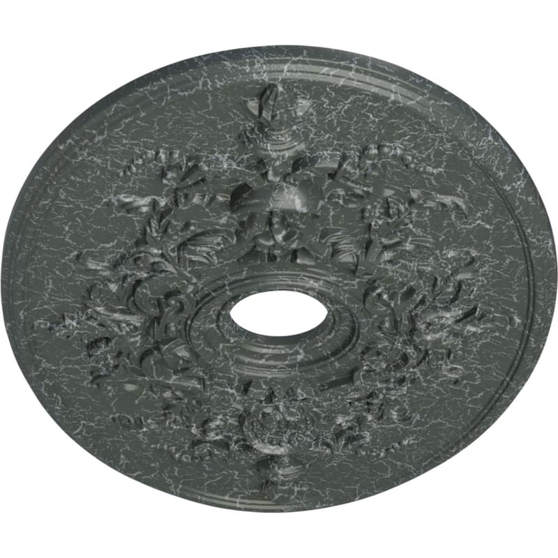 30 3/4"W x 21/14"H x 3 7/8"ID x 1 5/8"P Alexa Ceiling Medallion