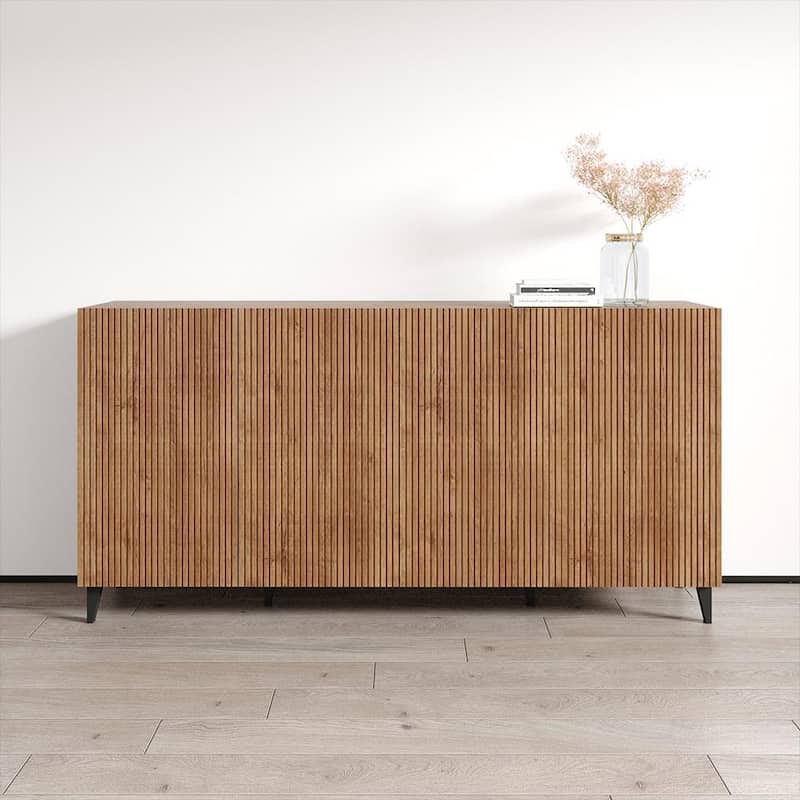 Pafos 4D 75" Sideboard - Oak