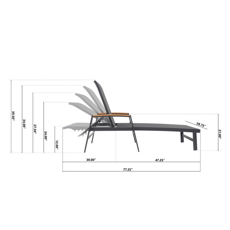Oaxton Chaise Lounge (Set Of 2)