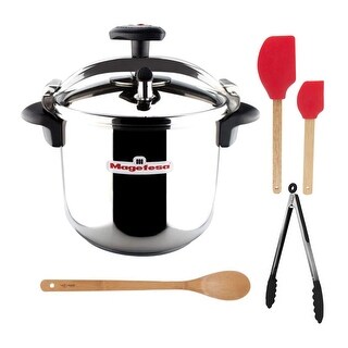 Produktbild von Magefesa Star Recta - Traditioneller Schnellkochtopf 4L Edelstahl 18 10 Fuer Alle Herdarten Induktion 3 Sicherheitssysteme  6f62811e 949f 546e 9162 D5d70d0d5ffc