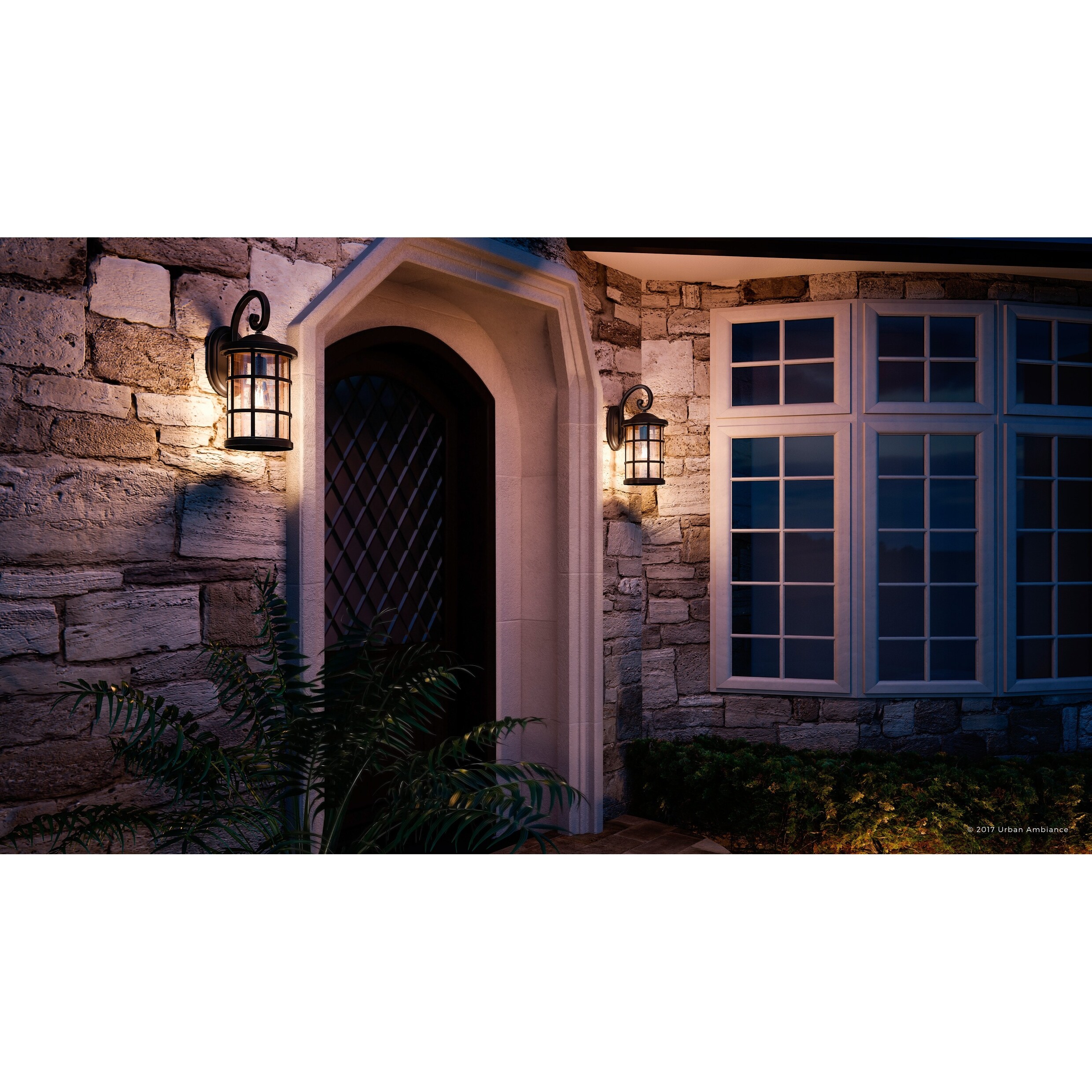 Shop Luxury Craftsman Outdoor Wall Light 17 75 H X 10 W With