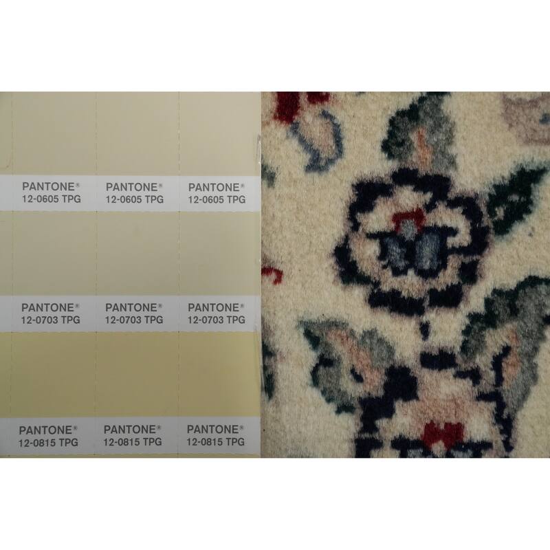 Hand Knotted Oriental 100% Wool Carpet Traditional All-Over Green Tabriz Area Rug - 12' 1'' X 8' 11''