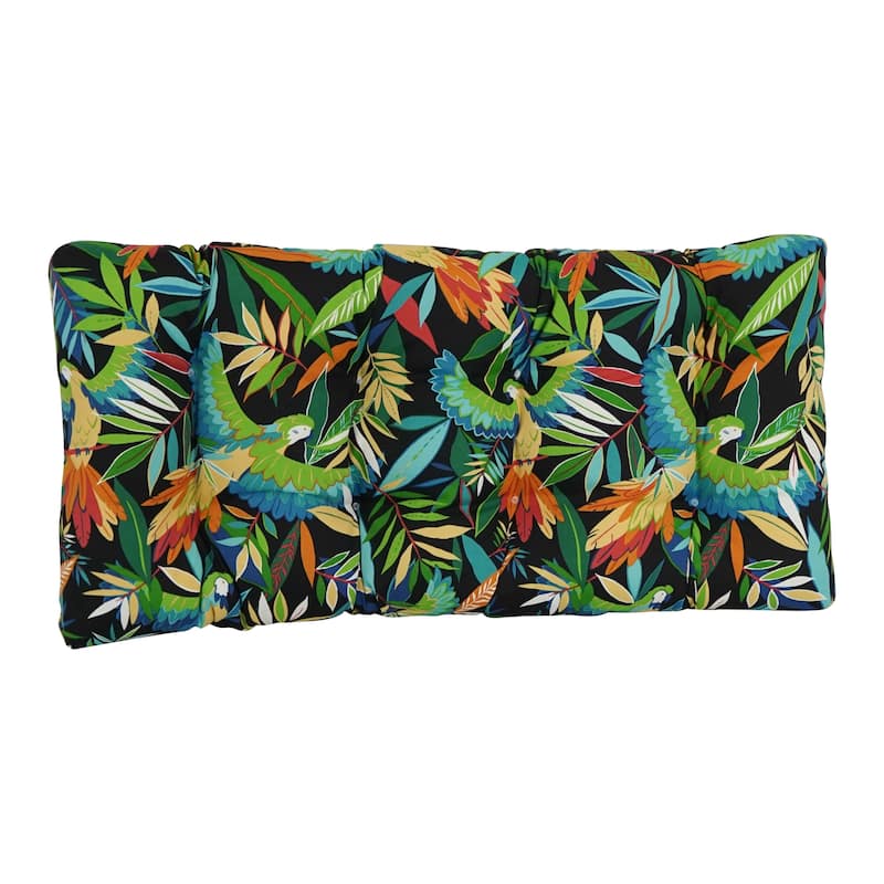 42-inch by 19-inch Tufted Indoor/Outdoor Loveseat/Bench Cushion - 19" x 42"