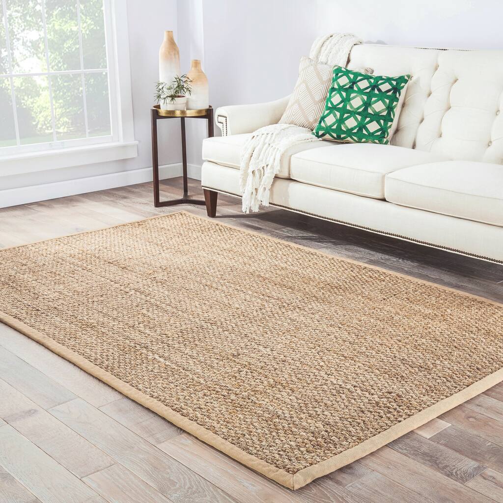 Antigua Natural Solid Area Rug