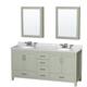 Option Light Green / Brushed Nickel Hardware