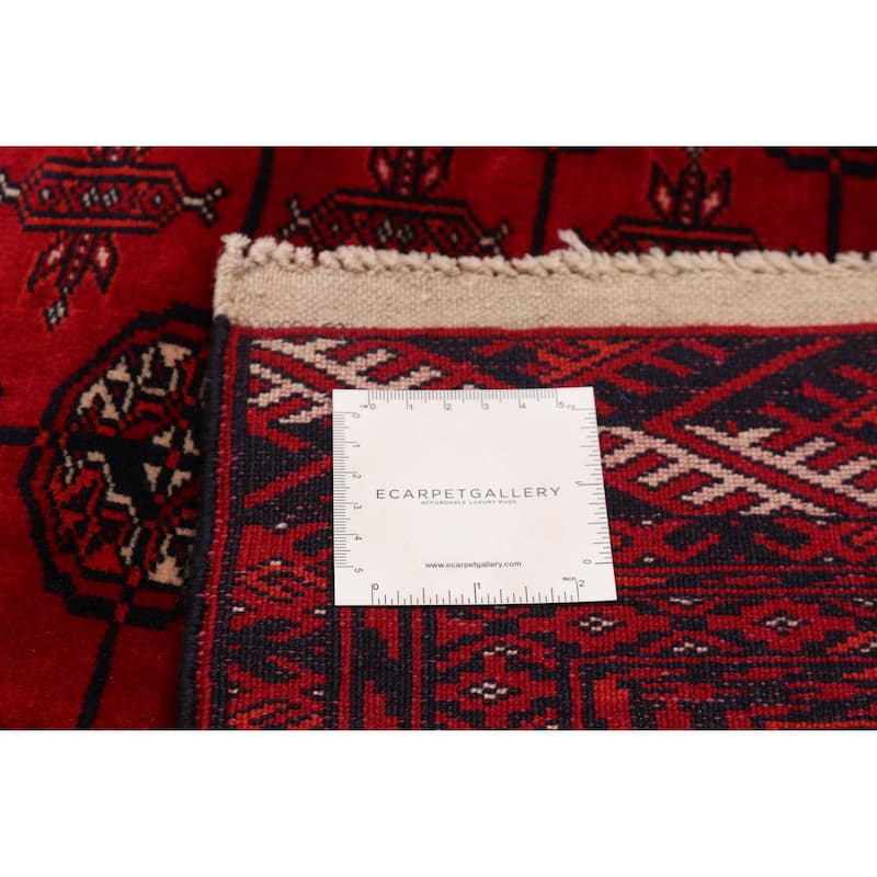 Teimani Red Rug 4'1" x 5'11" - 4'1 x 5'11