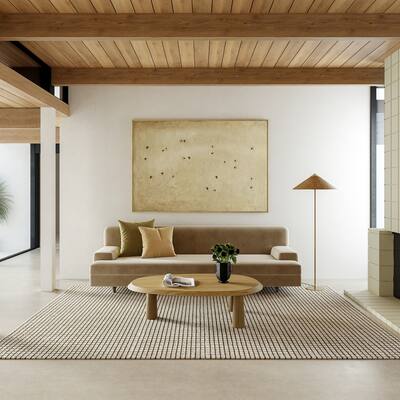 Arvin Olano x Rugs USA Co Melrose Checked Wool Area Rug