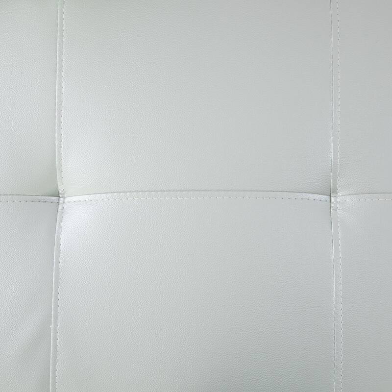 KISRAIS 103" Wide 2-Piece Vegan Leather Sectional Sofa