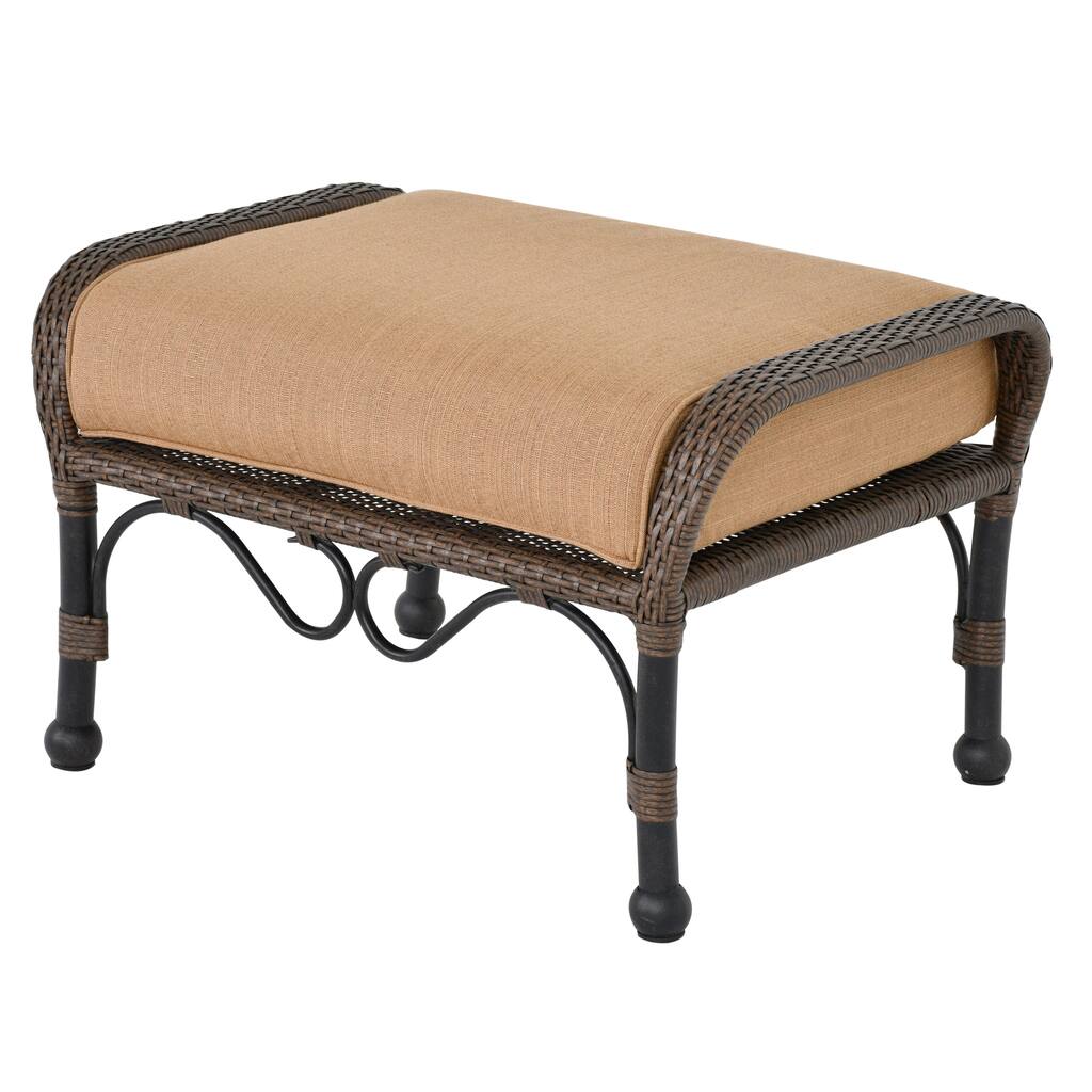 Grand Bonaire Weave Patio Ottoman