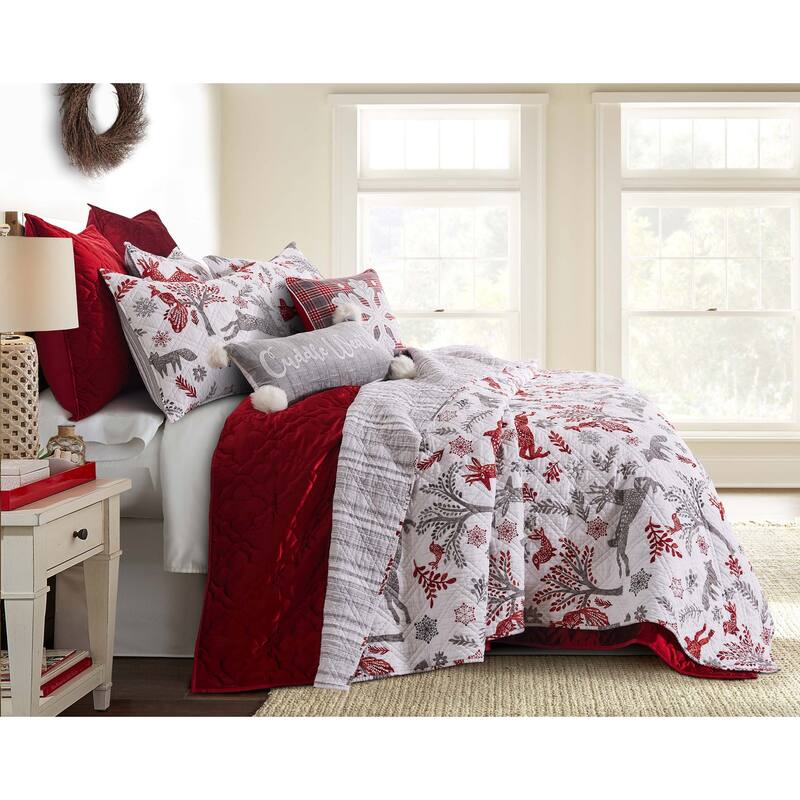 Winterland Full/Queen Quilt Set - Levtex Home - King - Cal King
