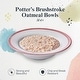preview thumbnail 13 of 27, Portmeirion Set of 4 Potters Brushstroke Oatmeal Bowls - 6.5" (D) x 2" (H)
