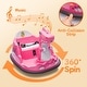 preview thumbnail 10 of 16, 12V Kids Ride On Bumper Car W/Control, Spray With Light, 360 Degree Rotation, Safety Anti-Collision Strip, Music, Age 2-5.