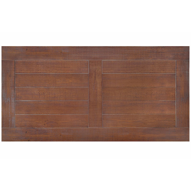 Retro Lift-Top Coffee Table with Hidden Compartment & Lower Storage Shelf for Living Room