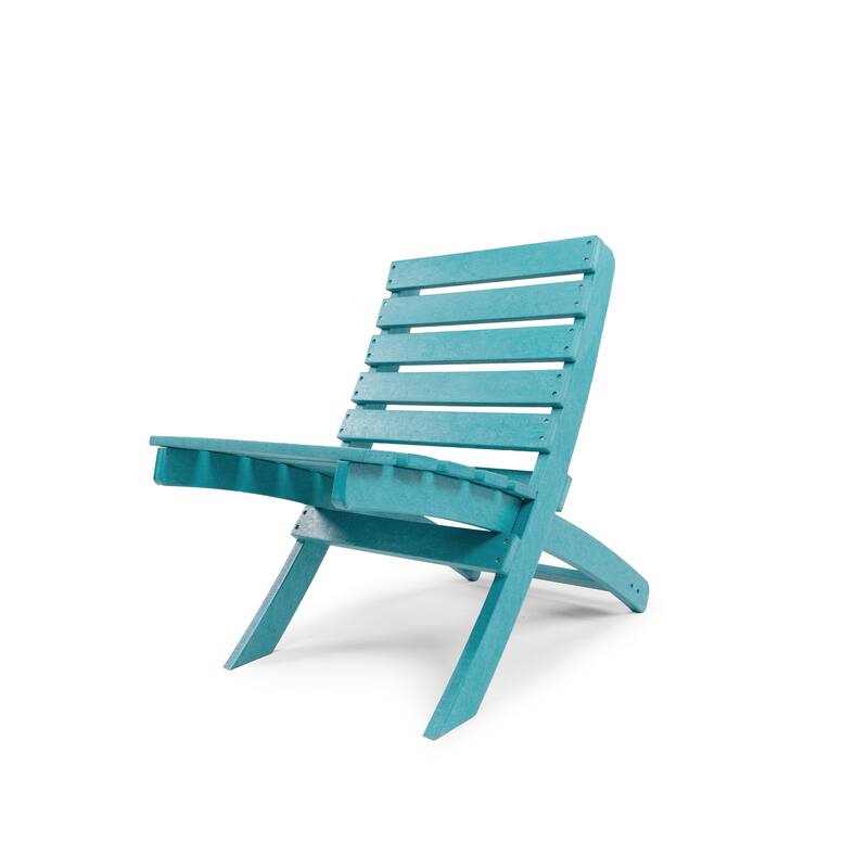 Versailles Quick Assembly All-Weather Outdoor Folding Patio Chair and Table Set - 3-piece