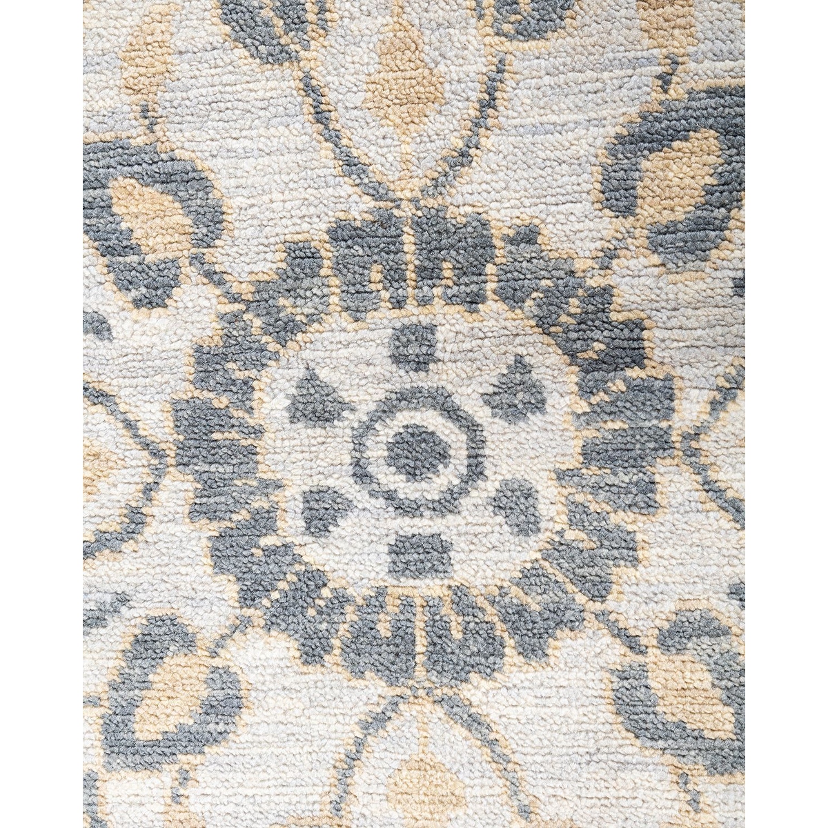 Modern One-of-a-Kind Handmade Area Rug - Gray, 8' 1" x 9' 10" - 8' 1" x 9' 10"