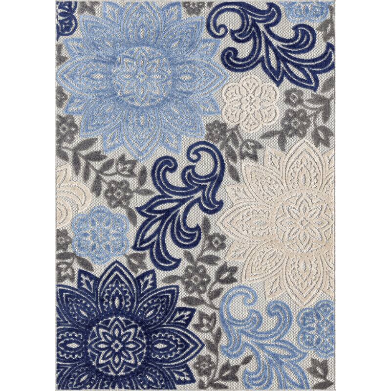 Origin Coastal Floral Indoor/Outdoor Area Rug