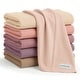 preview thumbnail 23 of 73, Baby Burp Cloths Set, Large 6-Layer, 100% Cotton Comfy Cubs Multicolor Girl 6P