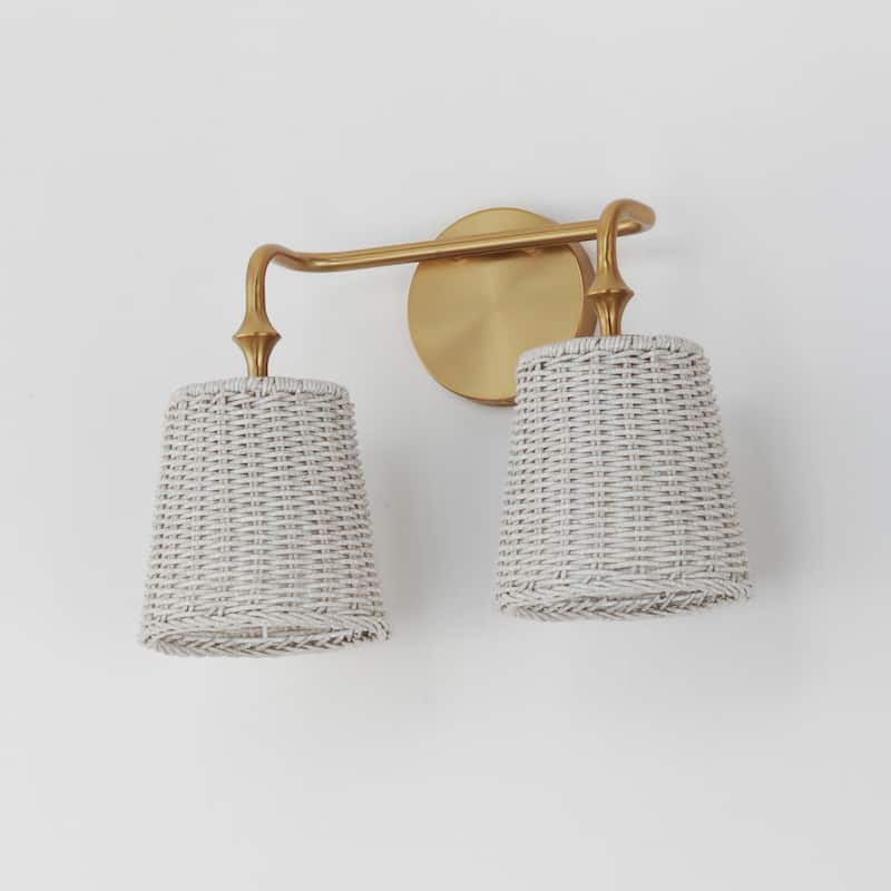 Maxim 21482WWT Baja 2 Light 15" Wide Vanity Light