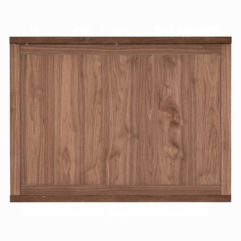 Mea Dining Table, 47-94 Inch Expandable Top, Scandinavian Walnut Brown