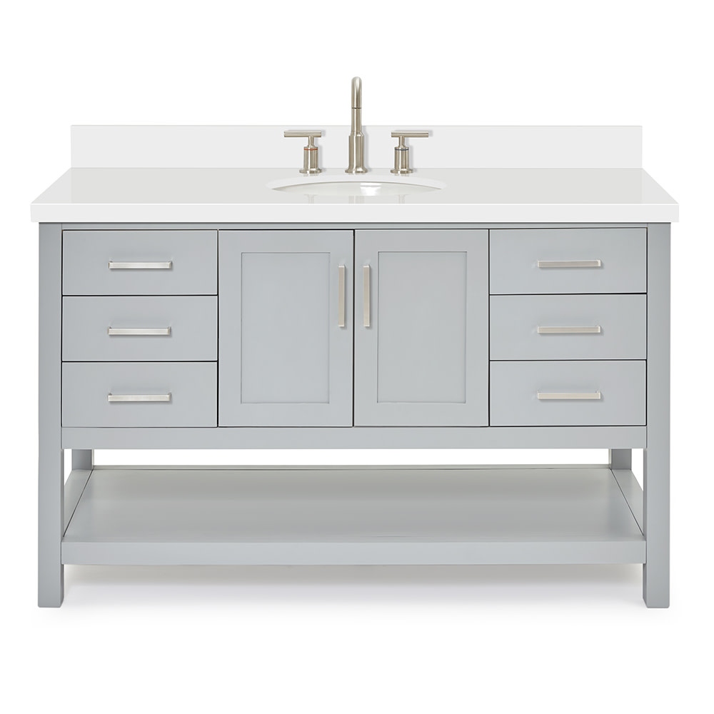 55 inch bathroom vanity sale