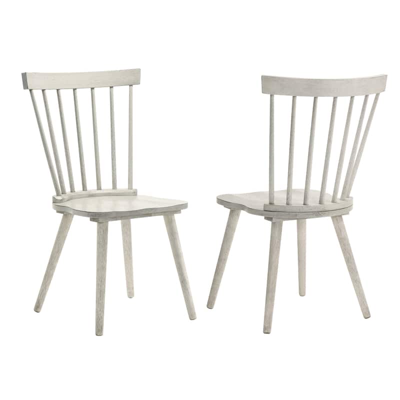 Wood Dining Chair Solid Chair Set of 2