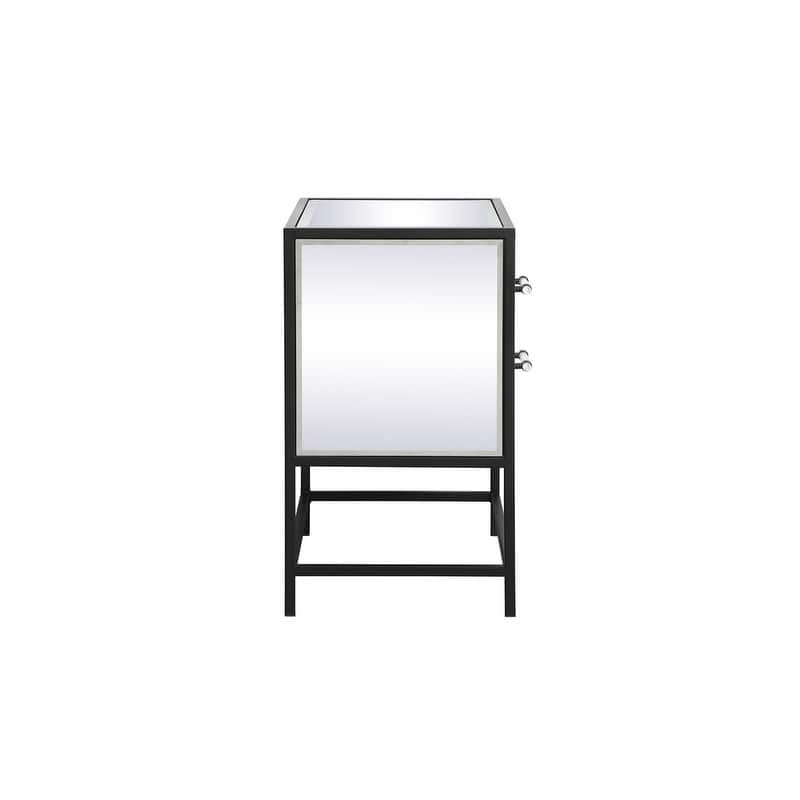 Modern Mirrored End Table