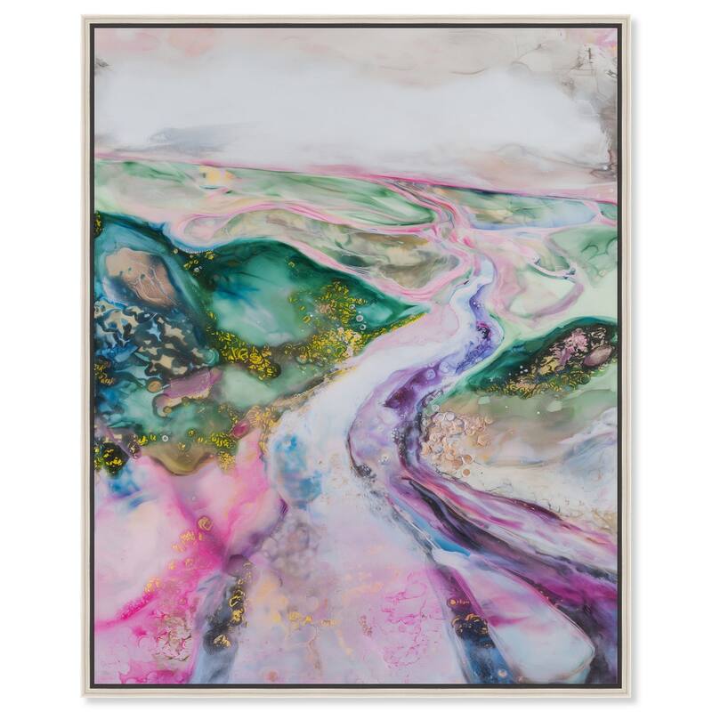 Noir Pulse II Canvas by Art Remedy - 24" x 30" - Silver