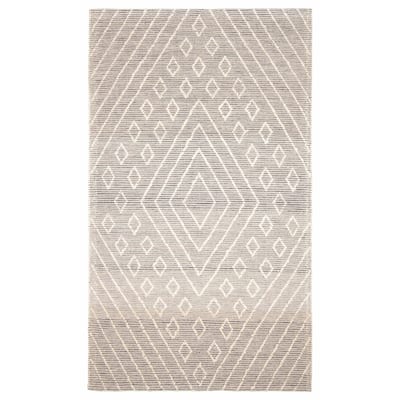 ECARPETGALLERY Braid weave Sienna Grey Wool Rug - 5'0 x 8'5