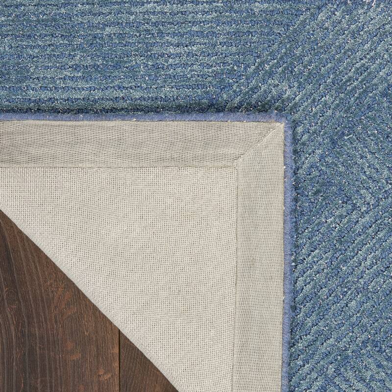 Michael Amini Abstract Linear Shimmer Area Rug