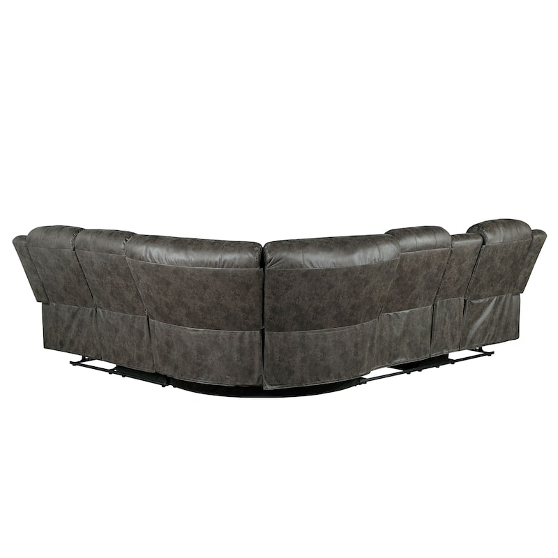 Lonan Reclining Sectional Sofa