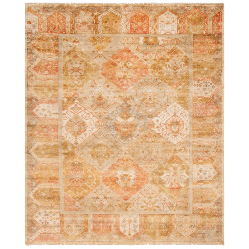 SAFAVIEH Couture Hand-knotted Oushak Duygu Traditional Oriental Wool Rug