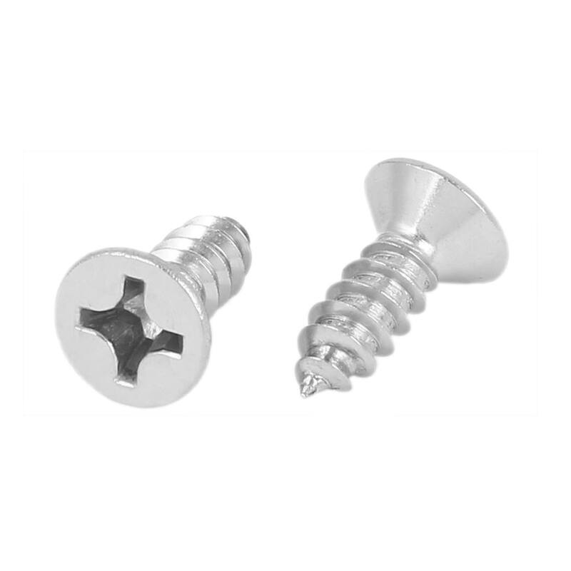 316 Stainless Steel Flat Head Phillips Self Tapping Screws Bolts 20pcs ...