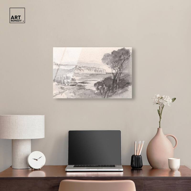 View across a Monaco Acrylic by Art Remedy, Ready to Hang