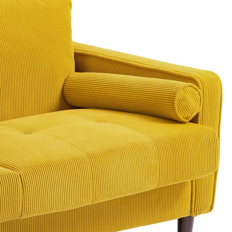 63.3"W Living Room Corduroy Loveseat Sofa
