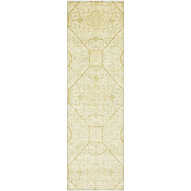 Premium Washable Super Soft Traditional Mosaic Mayfield Rug