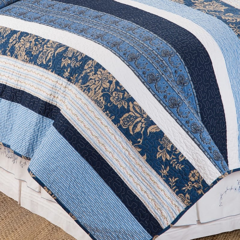 Asher Patchwork Cotton Quilt Set